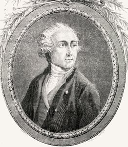 एंटोनी लॉरेंट लावोइसियर, जो लुई ब्लैंक (1811-82) द्वारा &39;फ्रेंच क्रांति का इतिहास&39; से, पैनमेकर-लंगा द्वारा उत्कीर्ण है द्वारा एच। डी ला चारलेरी