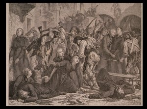 सितंबर 1792 में नरसंहारों का नरसंहार, चार्ल्स मौरंद द्वारा उकेरा गया