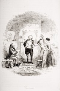 कोविंस, चार्ल्स डिकेंस (1812-70) द्वारा &39;ब्लेक हाउस&39; से 1853 में प्रकाशित चित्र द्वारा हबलोत नाइट ब्राउन