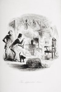 चार्ल्स डिकेंस (1812-70) द्वारा 1853 में प्रकाशित &39;ब्लेक हाउस&39; से नियत समय, चित्रण