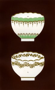 डर्बी पैटर्न, 1876। द्वारा हॉल और इंग्लैंड