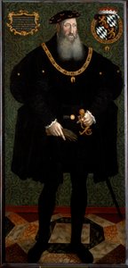 पैलेटिनेट के फ्रेडरिक II का पोर्ट्रेट (फ्रेडरिक II द सेज, c.1546 (पेंटिंग) द्वारा हंस बेसर