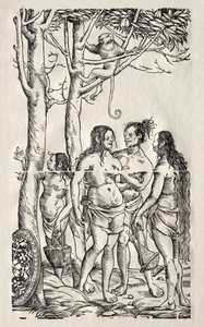झुंड के साथ हॉटनटॉट्स द्वारा हंस बर्गकमेयर