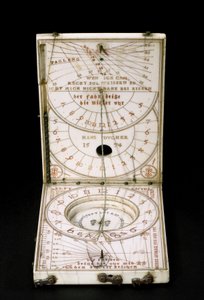 कम्पास सुंडियाल, नुरेनबर्ग, 1574 (259577-79 देखें) द्वारा हंस दुचर