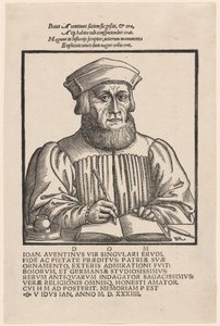जोहान Aventinus जोहान Turmair, 1554। द्वारा हंस सेबल लौटेन्सैक