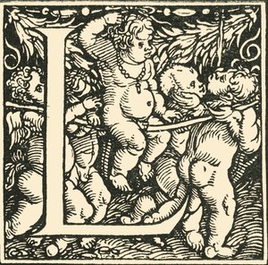 एल - हंस वेडिट्ज़ द्वारा एक वर्णमाला, c1520-1521, 1908। द्वारा हंस वेडिट्ज़