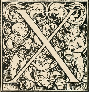 एक्स - हंस वेडिट्ज़ द्वारा एक वर्णमाला, c1520-1521, 1908। द्वारा हंस वेडिट्ज़