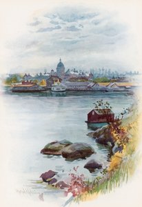 संसद भवन, विक्टोरिया, ब्रिटिश कोलंबिया का एक दृश्य द्वारा हेरोल्ड मैथुन