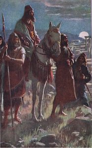 नहेमायाह आधी रात का सर्वेक्षण, पिक्चर्स दैट टीच द द क्राउन सीरीज़, 1920 का चित्रण द्वारा हेरोल्ड मैथुन
