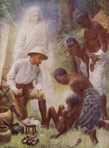 हीलर (रंगीन लाइटोग्राफ) द्वारा हेरोल्ड मैथुन