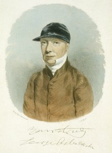 जॉर्ज ऑस्बल्डेस्टन (1787-1866) 1866, जेबी हंट (रंगीन एक्वाटिंट) द्वारा उकेरा गया द्वारा हैरी (बाद में) हॉल