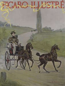 अग्रानुक्रम में। द इलस्ट्रेटेड फिगारो का कवर, जून 1895