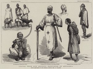 Abyssinia में हमारे कलाकार की नोट बुक से पत्तियां द्वारा हैरी हैमिल्टन जॉनसन