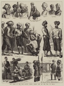 माल्टा के रास्ते में पूर्व में संकट, मूल भारतीय सैनिक अब द्वारा हैरी हैमिल्टन जॉनसन