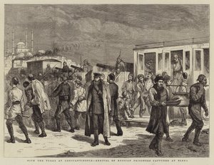 कॉन्स्टेंटिनोपल में तुर्क के साथ, रूसी कैदियों का आगमन ऐलेना पर कब्जा कर लिया द्वारा हैरी हैमिल्टन जॉनसन