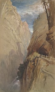 वाया माला, स्विट्ज़रलैंड, 1854, (wc & bodycolour on grey paper