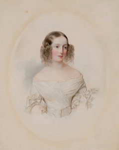 1822-1892 रूस के ग्रैंड डचेस ओल्गा निकोलेवन्ना के पोर्ट्रेट, 1838-18 वुर्टेमबर्ग की रानी