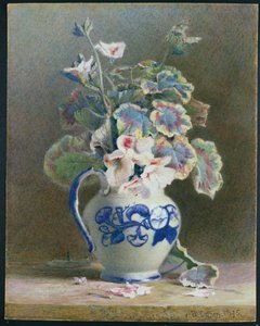 एक चीन जुग, 1875 में जेरेनियम (कागज पर gouache) द्वारा हेक्टर काफ़िएरी