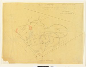 Castel d&39;Orgeval, Parc de Beausejour, M Laurent (Garden Plan, Castle d&39;Orgee, Propert) की संपत्ति द्वारा हेक्टर गुइमार्ड