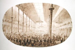 एक भोज, c.1865 द्वारा हेक्टर होरेउ
