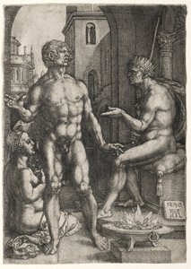 Mucins Saevola, 1530। द्वारा हेनरिक एल्डेग्रेवर