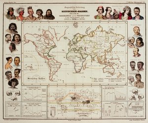भौतिकी एटलस, 1848 द्वारा हेनरिक बर्गौस