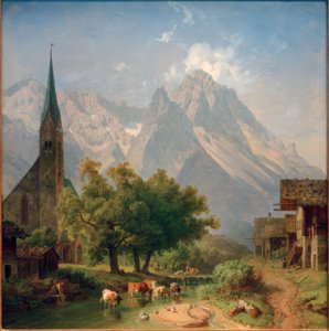 Garmisch में पुराना पैरिश चर्च