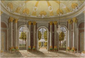 Sanssouci Palace में मार्बल हॉल द्वारा हेनरिक हिंट्ज़