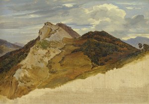 Civitella, 1822 (कैनवास पर कागज पर तेल)
