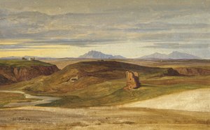 कैम्पगना में, 1822 (कैनवास पर कागज पर तेल)