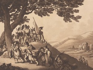 सोल्जर्स मार्चिंग, 1 अप्रैल, 1798।