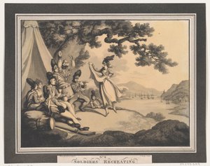 सैनिकों का मनोरंजन, 1 अप्रैल, 1798।