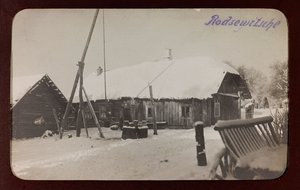 प्रथम विश्व युद्ध: 'जर्मन सेना के आक्रमण के दौरान 1914-1916 के वर्षों में यूक्रेन। बर्फ के साथ देखें (बी/डब्ल्यू फोटो) द्वारा हीरोज कब्रिस्तान Dsessentniki (attr।)