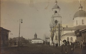 प्रथम विश्व युद्ध: 'जर्मन सेना के आक्रमण के दौरान 1914-1916 के वर्षों में यूक्रेन। एक शहर का दृश्य (बी/डब्ल्यू फोटो)