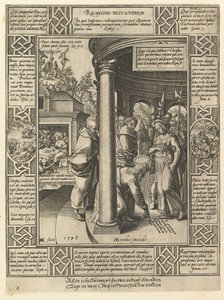 पापों, ईसाई पंथ, 1598 पर रूपक से। द्वारा हेंड्रिक गोल्ट्जियस