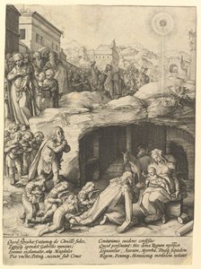 मागी के आराध्य, ca. 1585। द्वारा हेंड्रिक गोल्ट्जियस