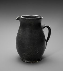 पिचर, सी। 1880-1905 (पर्ची-चमकता हुआ पत्थर का पात्र) द्वारा हेनरिक वूगड