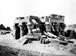 ओम्बोस मंदिर, नूबिया, मिस्र, 1887