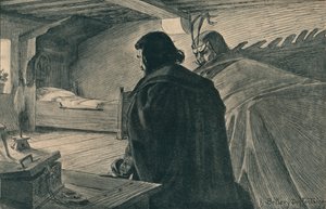 Faust in Marguerite's चैंबर, c1900 द्वारा हेनरी बेलेरी डेसफोंटेन्स