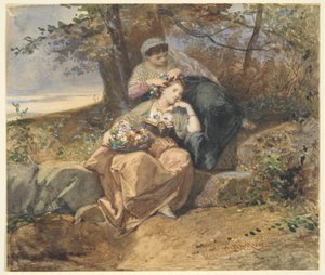 दो महिलाएं द्वारा Henri Charles Antoine Baron