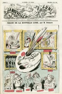 ला नोवेल लुने के कवर के लिए हेनरी डेमारे (1846-1888) का चित्रण द्वारा हेनरी डेमरे