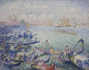 रेगाटा वेनिस में, सितंबर 1903 - जनवरी 1904 द्वारा हेनरी एडमंड क्रॉस