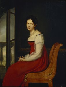 राजकुमारी वरवरा सर्गेयेवना डोलगोरुकोवा का पोर्ट्रेट 1793-1833, नी गागरिना, सीए 1820 द्वारा हेनरी फ्रांकोइस रिसेनेर
