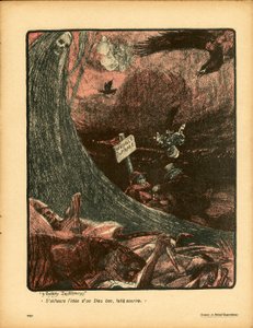 ल'प्लेट औ बेउरे, संख्या 180, रंग में व्यंग्य द्वारा हेनरी जूल्स फर्डिनेंड बेलेरी डिफोंटेन्स