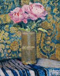 चपरासी का गुलदस्ता; Peonies का गुलदस्ता, द्वारा हेनरी मार्टिन