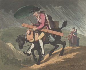 वेल्स में यात्रा करने वाला एक कलाकार, 10 फरवरी, 1799।