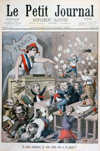 1898 के चैंबर ऑफ डेप्युटीज का कैरिकेचर द्वारा हेनरी मेयर