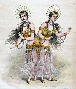 रोसा और जोसेफा ब्लेज़ेक, बोहेमिया से सियामी जुड़वाँ, 1891