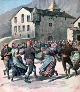द फारेन्डोल, अंडोरा, 1891 द्वारा हेनरी मेयर