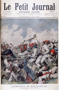 1895 में मेडागास्कर के एक होवा शिविर पर कब्जा द्वारा हेनरी मेयर